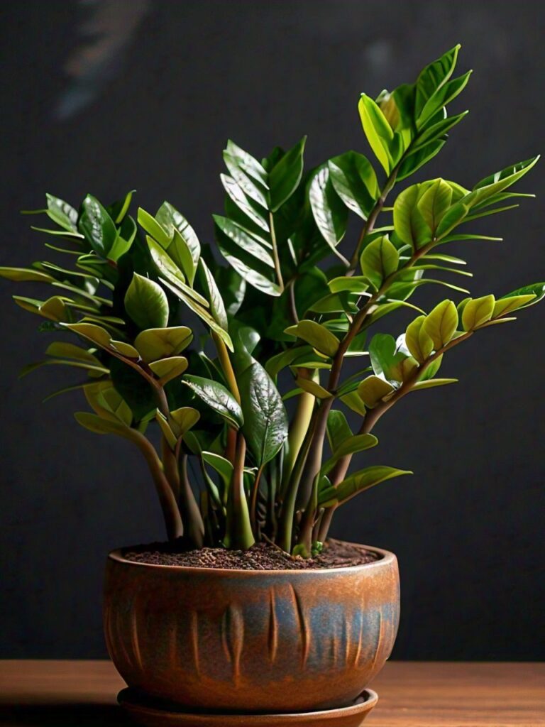 modern office plants