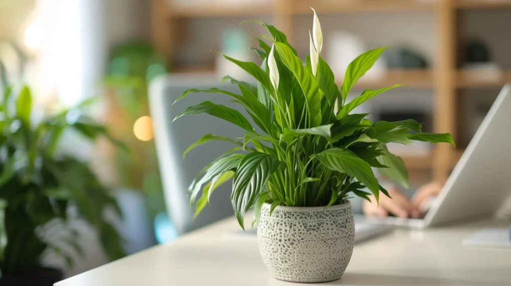 low light office plants