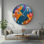 Unique wall clocks to elevate living room decor