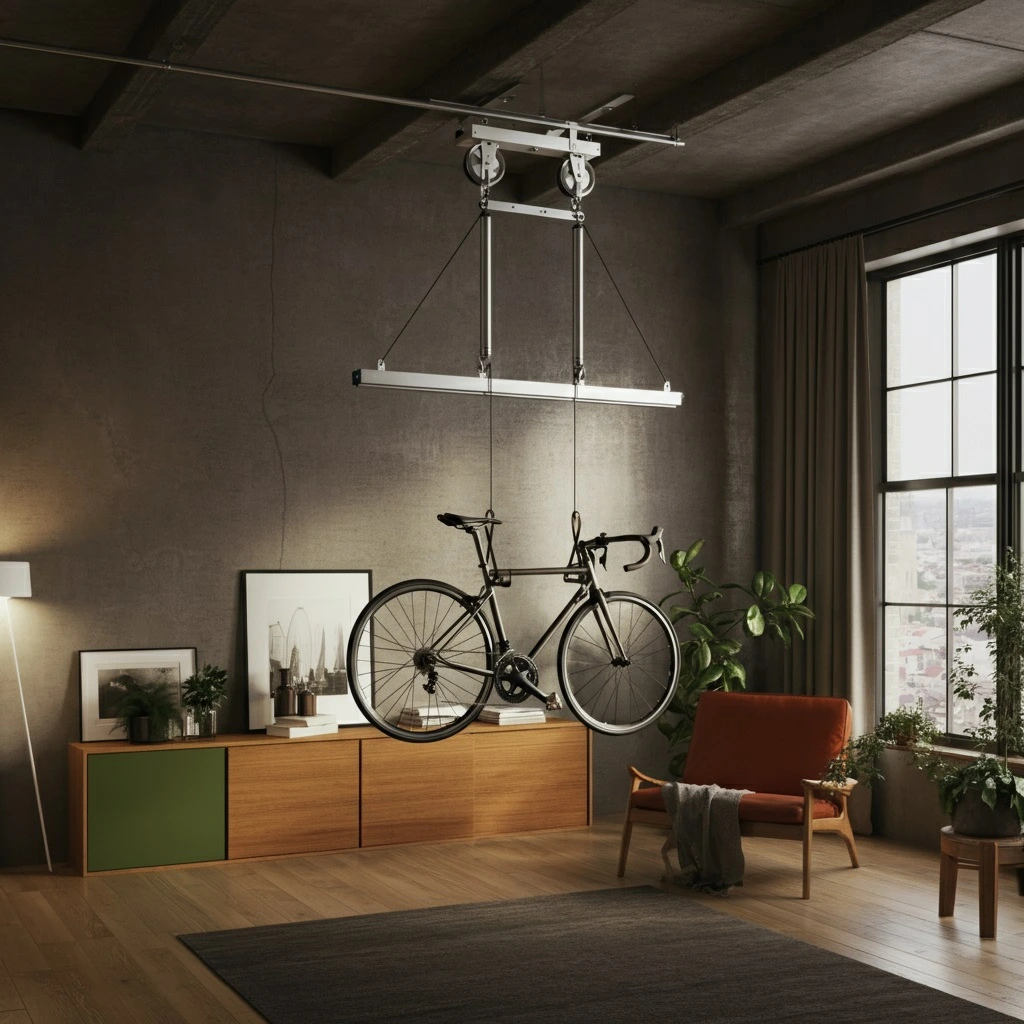 Ceiling Hoists: Bicycle Storage solutions for Small Apartments