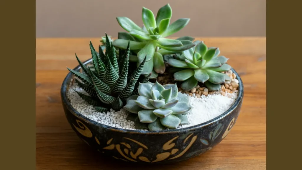 Dish Garden Ideas with succulent